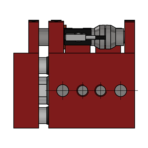 Hydraulikzylinder, Reihe NUG, NUGV-Zylinder, Typ M11